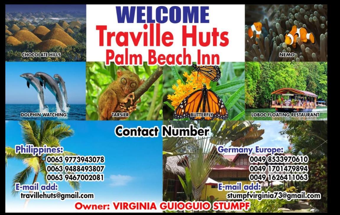 פנגלאו Traville Huts Palm Beach Inn מראה חיצוני תמונה